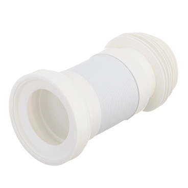 Слив для унитаза d110 мм пластиковый гофрированный армированный для внутренней канализации