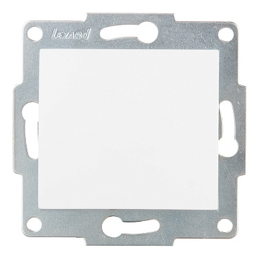 Выключатель Lezard Karina одноклавишный встраиваемый белый (707-0288-100)