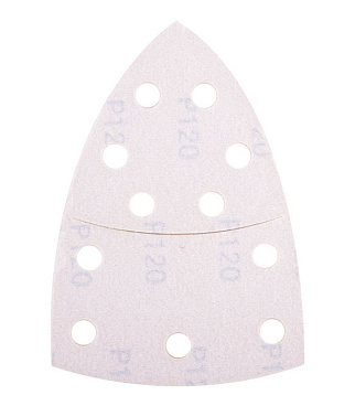 Лист шлифовальный Abraforce 150х102 мм P120 на липучку бумажная основа (5 шт.)