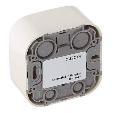 Розетка телефонная Legrand Quteo накладная слоновая кость RJ11 (782244)