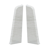 Заглушка торцевая ПВХ Salag Lima 72 мм баллард левая-правая Г-профиль (2 шт.)