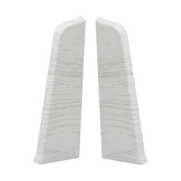 Заглушка торцевая ПВХ Salag Lima 72 мм баллард левая-правая Г-профиль (2 шт.)