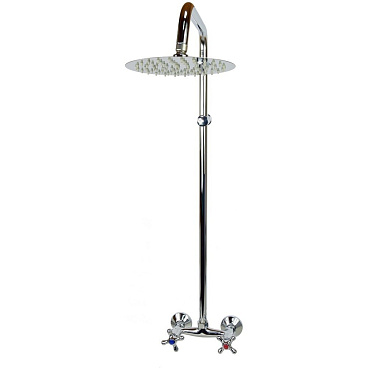 Душевая система Istok Life с верхним душем со смесителем хром (402.977)