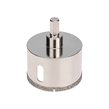 Коронка алмазная Kranz (KR-92-0016) по стеклу/керамике/керамограниту d60 мм