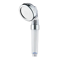 Лейка для душа ARGOtech Super-Jet d81 мм 3 режима без шланга пластик хром (AGD 20.1312 B)