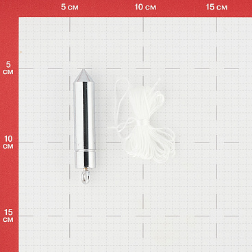 Отвес строительный цилиндрический 100 г Hesler