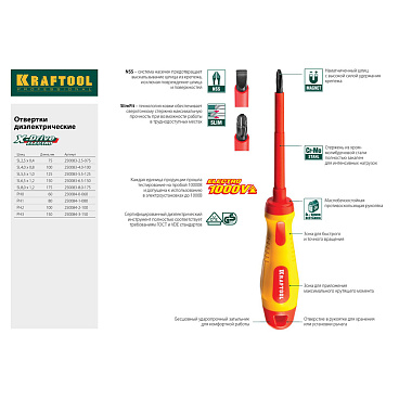 Набор отверток Kraftool Expert (250088-H6) (6 шт.)