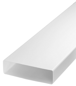 Воздуховод плоский пластиковый 60х204 мм 1 м