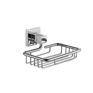 Мыльница для ванной Haiba HB8602-1 с держателем металл хром (550584)