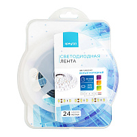 Лента светодиодная SMD 2835 6500К 12 В 14,4 Вт/м 2 м IP20 Apeyron (211BL)