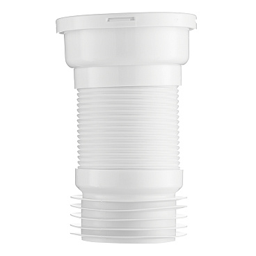 Слив для унитаза АНИ пласт d110 мм пластиковый гофрированный армированный для внутренней канализации (K918)