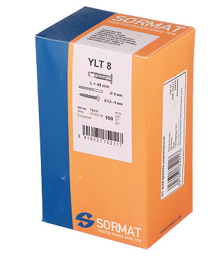 Дюбель универсальный Sormat YLT 8x48 мм полиэтилен (100 шт.)
