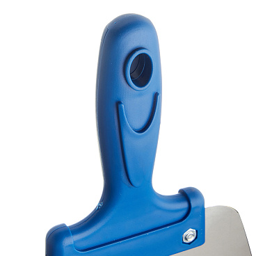 Шпатель для клея зубчатый Дельта 180 мм А2 нержавеющая сталь с пластиковой ручкой (10870-А2)