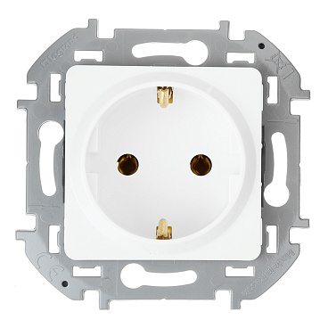 Розетка Legrand Inspiria встраиваемая белая (673720)