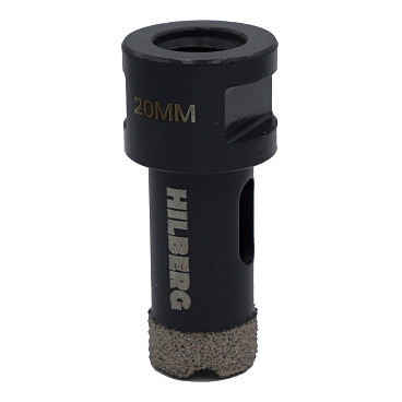 Коронка алмазная Hilberg Super Hard (HH620) по керамограниту 20 мм