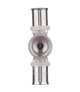 Тройник VALTEC (VTm.232.N.160416) 16(пресс) х 1/2 ВР(г) х 16(пресс)