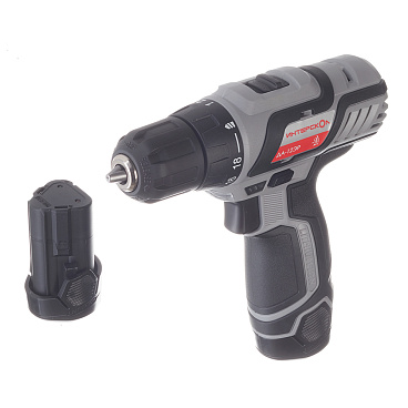 Дрель-шуруповерт аккумуляторная Интерскол ДА-12ЭР 12 В 2 Ач Li-Ion 2 АКБ и ЗУ (434.2.2.20)