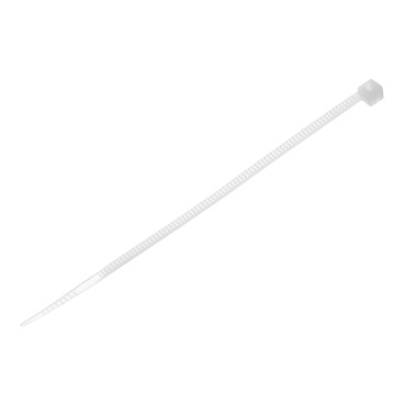 Стяжка кабельная Fortisflex НСС EasyFix 100х2,5 мм нейлоновая белая (100 шт.) (84799)