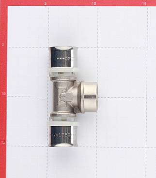 Тройник VALTEC (VTm.232.N.260526) 26(пресс) х 3/4 ВР(г) х 26(пресс)