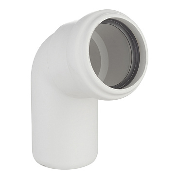 Отвод Ostendorf SKB d58 мм 67° пластиковый бесшумный для внутренней канализации (332130)