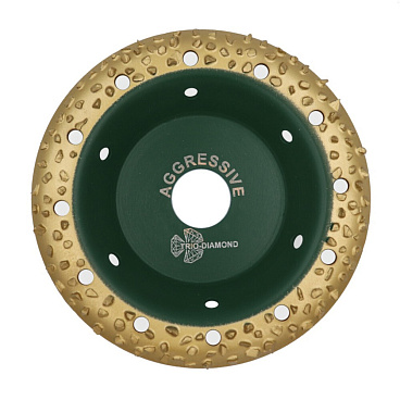 Диск шлифовальный Trio-Diamond Grand Aggressive d125 мм P8-10 на винтовом креплении