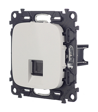 Розетка телефонная Legrand Valena Allure встраиваемая белая RJ11 (753738)