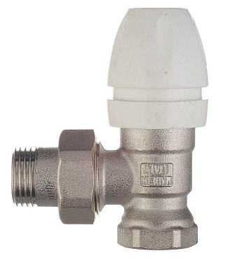 Клапан термостатический угловой Tiemme 1/2 НР(ш) х 1/2 ВР(г) для радиатора (3300005)