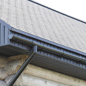 Труба водосточная Docke Premium пластиковая d85 мм 3 м горький шоколад RAL 8019