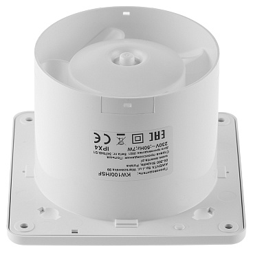 Вентилятор осевой Awenta KW100 без панели d100 мм белый