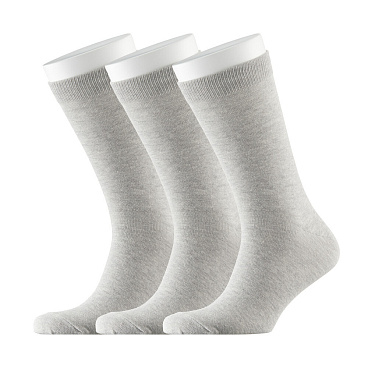 Носки мужские Hesler гребенная пряжа 41-43 серые (3 пары)