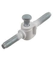 Петля ввертная универсальная разъемная M6 цинк