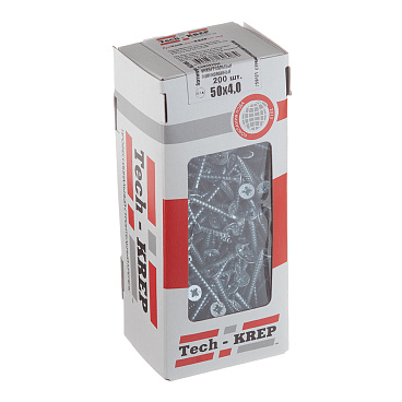 Саморезы универсальные 50x4,0 мм оцинкованные (200 шт.)