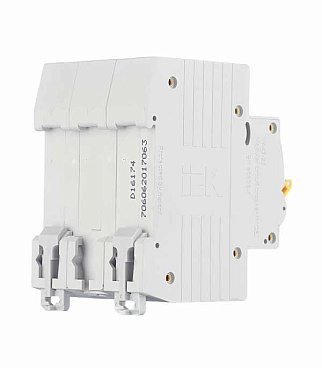 Автоматический выключатель модульный IEK Karat ВА 47-29 3P 63А тип C 4,5 кА 400 В (MVA20-3-063-C)