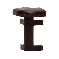 Угол ПВХ наружный Salag 50 мм темно-коричневый под ковролин (1 шт.)