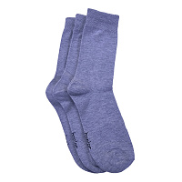 Носки мужские Hesler гребенная пряжа 44-46 серые (3 пары)