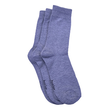 Носки мужские Hesler гребенная пряжа 44-46 серые (3 пары)