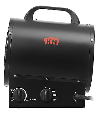 Пушка тепловая электрическая 5 кВт КМ HF5000B прямого нагрева