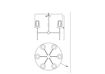 Люстра Freya FR5196PL-06BBS