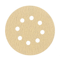 Диск шлифовальный КМ Gold d125 мм P180 на липучку бумажная основа (5 шт.)