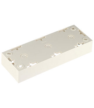 Коробка монтажная Simon 15 трехместная накладная слоновая кость (1590753-031)