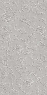 Догана Плитка настенная серый светлый матовый структура обрезной 48014R 40x80