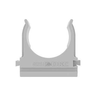 Крепеж-клипса для труб 25 мм DKC серая (100 шт.) (51025)