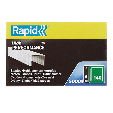 Скобы для степлера Rapid (11905711) тип 140 6 мм (5000 шт.)