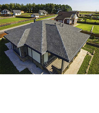 Черепица гибкая Шинглас Кантри многослойная мичиган 2,6 кв.м