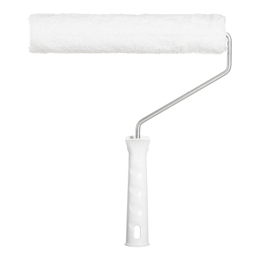 Валик искусственный мех 250 мм d45 мм ворс 12 мм для водной основы с ручкой