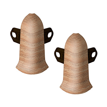 Угол наружный Идеал Классик 55 мм дуб коньячный S-профиль (2 шт.)