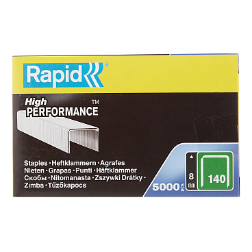 Скобы для степлера Rapid (11908111) тип 140 8 мм (5000 шт.)