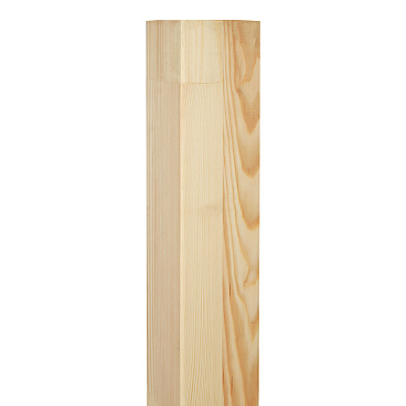 Столб прямой 80х80х1200 мм хвоя сорт А