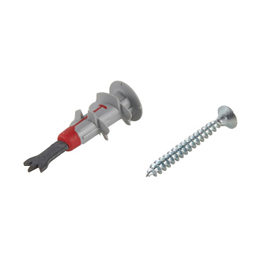 Дюбель для листовых материалов Fischer DuoBlade 15x44 мм нейлон с шурупом (4 шт.)