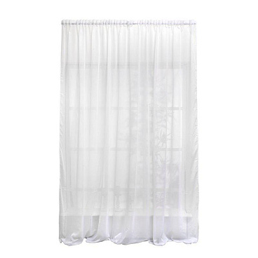 Тюль батист белый 300х270 см Mona Liza (МЛ718/01/Е300)